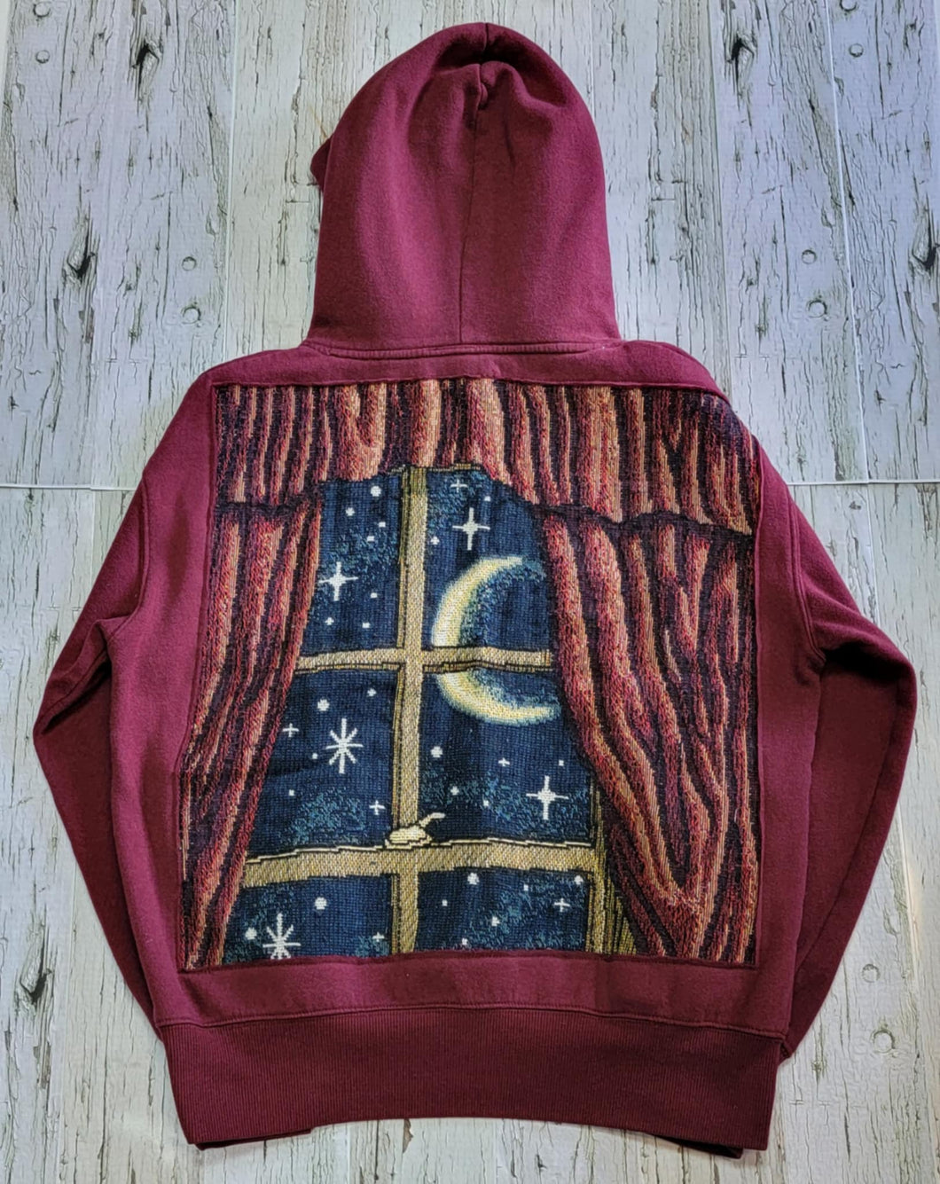 Burgundy Starry Night